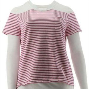 NWT C. WONDER SHORT SLV STRIPED KNIT SHIRT‎ MEDIUM